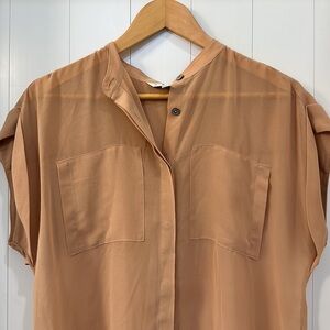 Cabi Poly Button Blouse